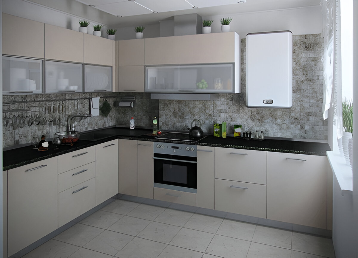 L Shaped Modular Kitchen Design Navi Mumbai