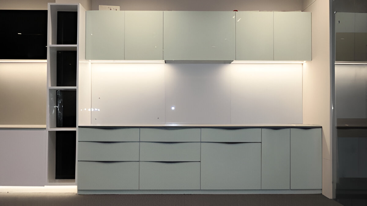 Straight Modular Kitchen Design